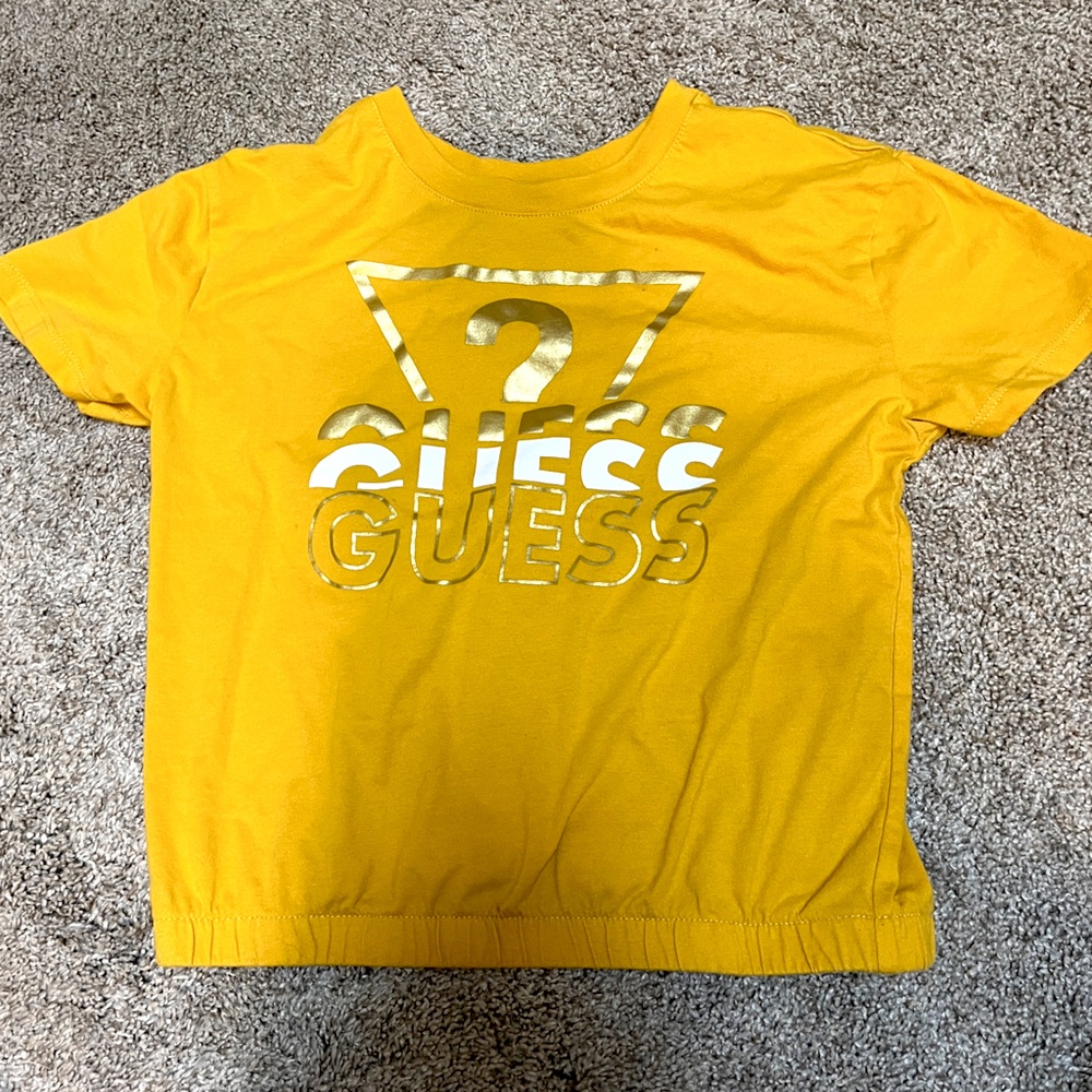 guess kids t shirt, crop top